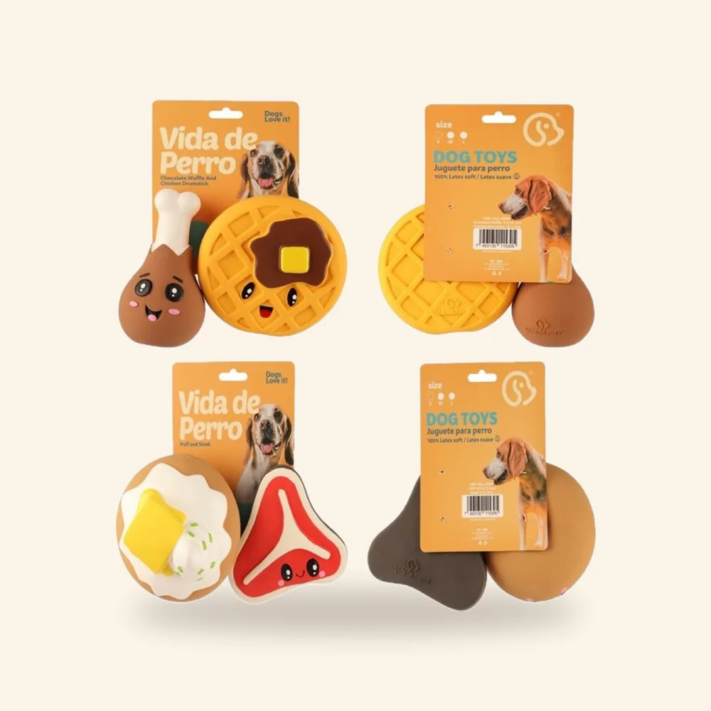 Juguetes de látex Antojitos para perro