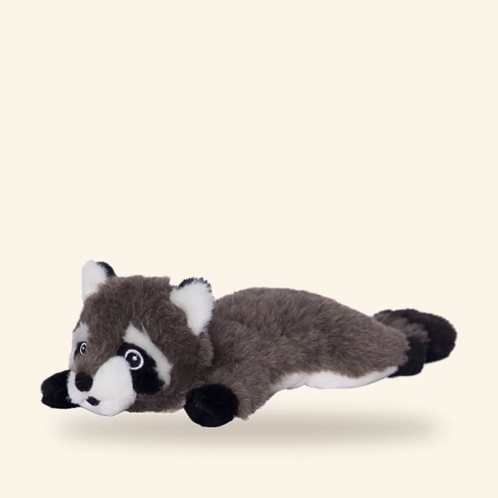 Peluche realista gris alargado para perro