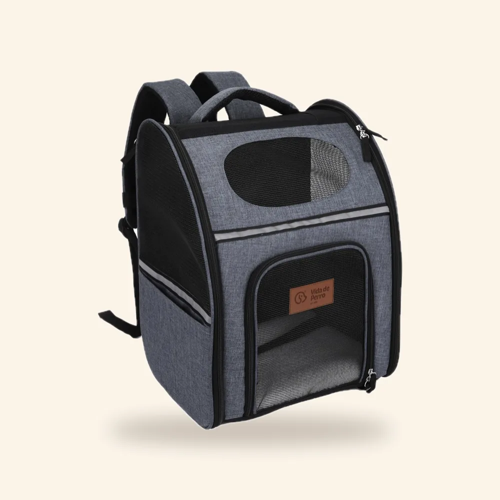 Mochila transportadora 2 en 1 Deluxe para mascotas
