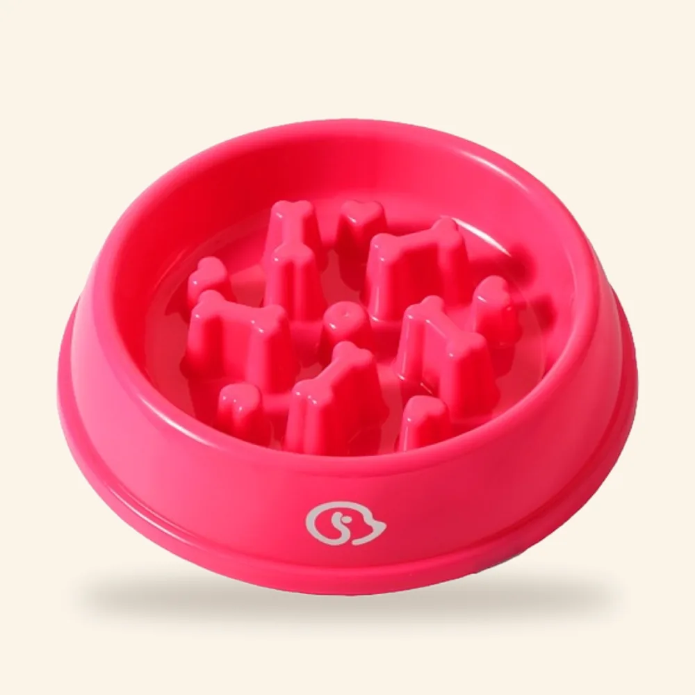 Plato alimentador lento para perro