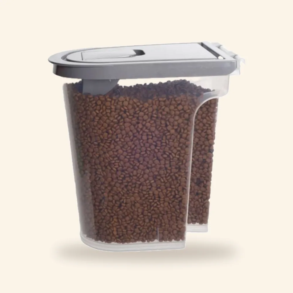 Recipiente para comida de mascotas 6.5 L con tapa de verter