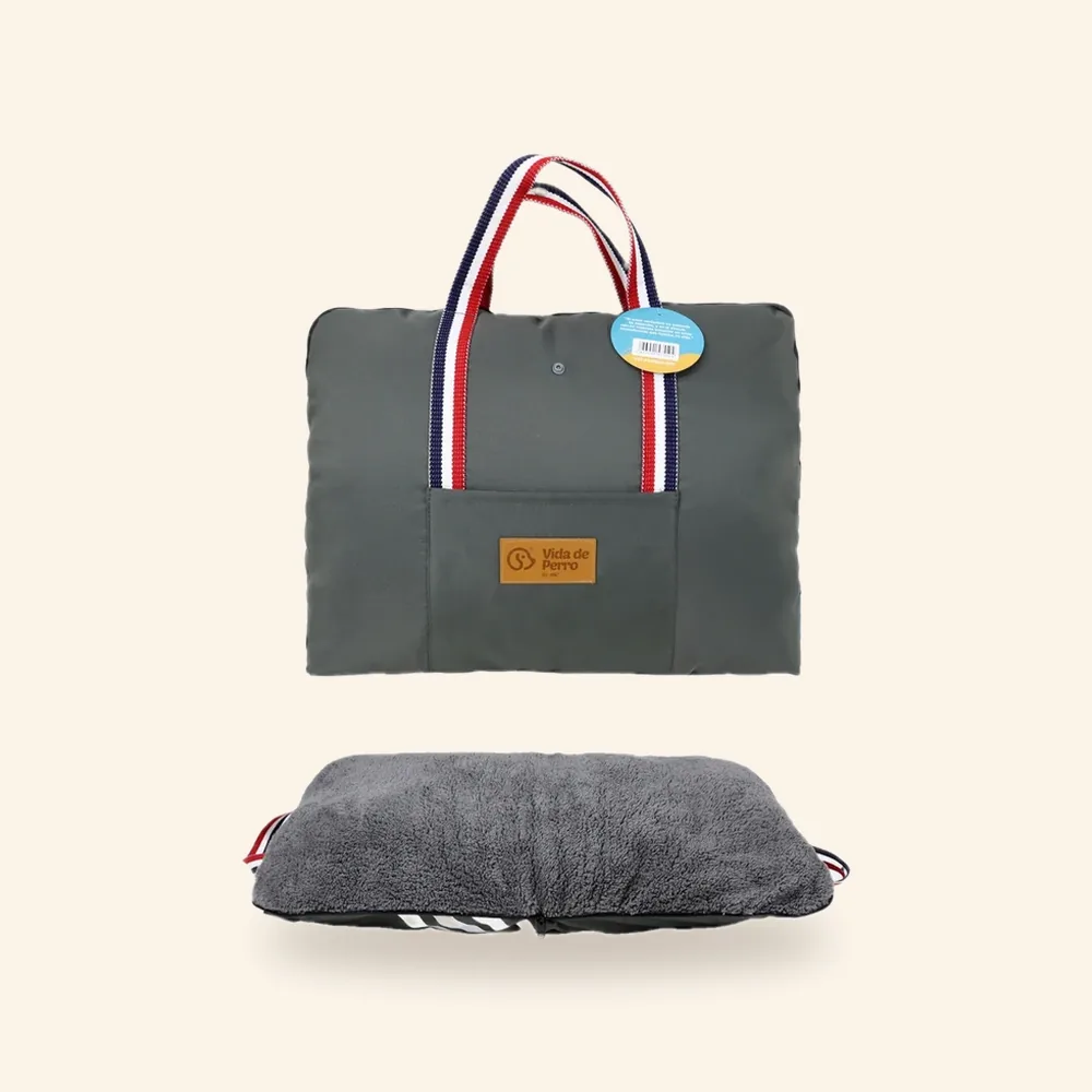 Cama de viaje tipo bolso, reversible