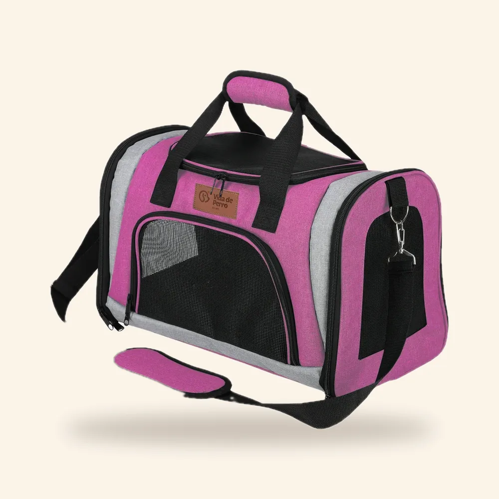 Transportador plegable para perros y gatos