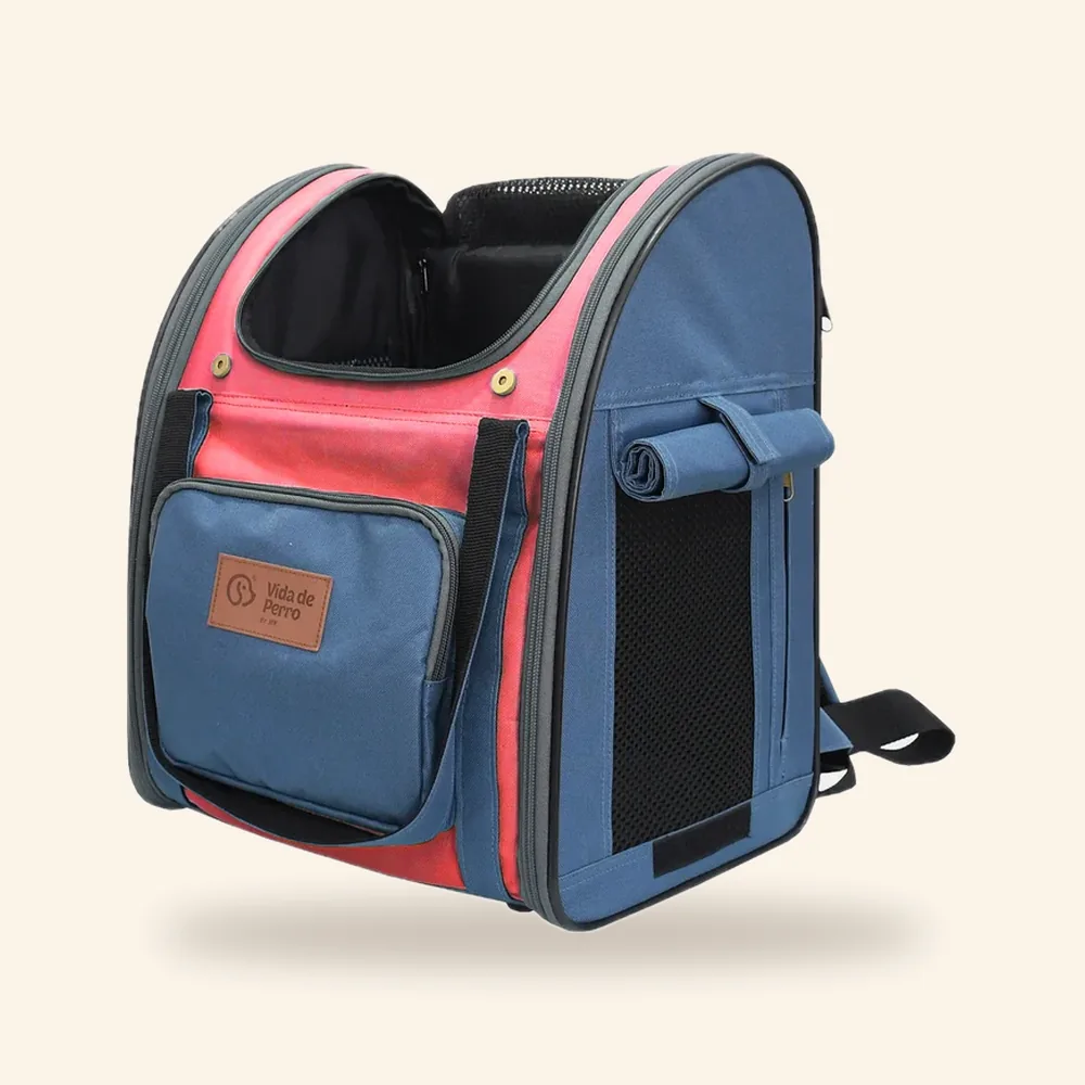 Mochila transportadora para perro y gato