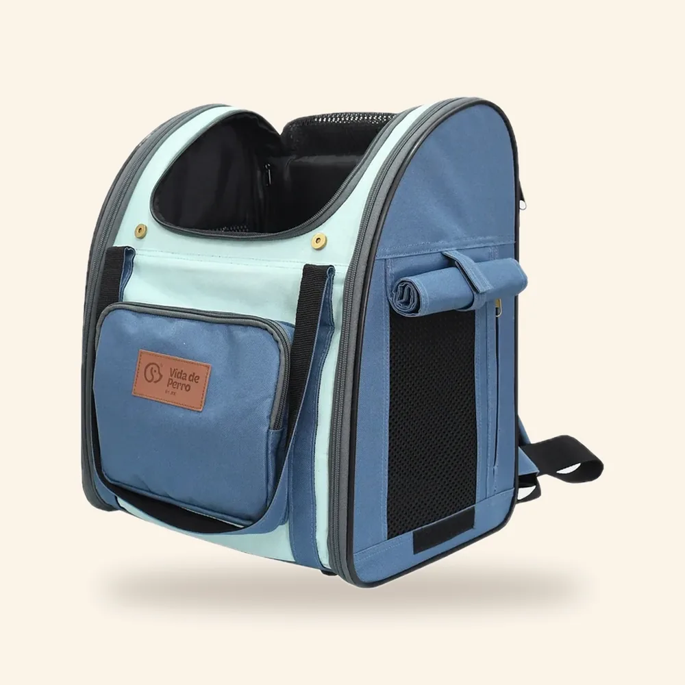 Mochila transportadora para perro y gato